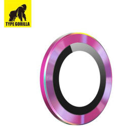 Type Gorilla Apple iPhone 13/13 Mini TG Armor 3D Kameravédő Üvegfólia - Colorful