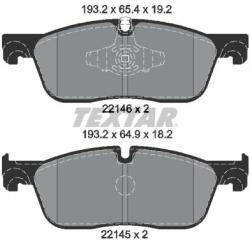TEXTAR set placute frana, frana disc TEXTAR Q+ 2214601 (2214601)
