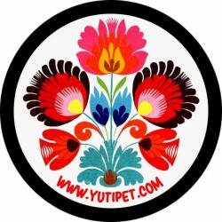MONTANA DOG - Etichete grafice pentru hamurile Yutipet, mărimea M-XXL (Motiv floral popular maghiar)