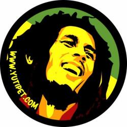 MONTANA DOG - Etichete grafice pentru hamurile Yutipet RnD, mărimea XXS-S2 (Bob Marley)