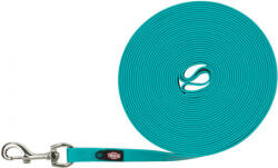 TRIXIE Easy Life Tracking Leash cu acoperire din PVC (M-XL | 10 m/17 mm | Turcoaz) (19954)