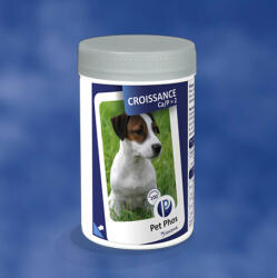 Pet-Phos Ca/P = 2 - tablete aromate de întărire a oaselor pentru câini (100 buc/cutie)