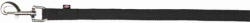 TRIXIE Tracking Leash Flat Strap - Lesă plată din bumbac cu mâner (5 m; 20 mm; Negru)