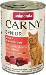 Animonda Cat Carny Senior conservă cu vită și inimă de curcan (24 x 400 g) 9600 g