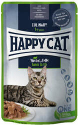 Happy Cat Cat Meat in Sauce Weide-Lamm | Hrană pentru pisici cu carne de miel la pliculeț (24 x 85 g) 2.04 kg