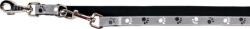 TRIXIE Silver Reflect Paws lesă (XS-S, 2 m, 15 mm) (12214)