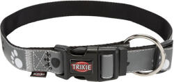 TRIXIE Silver Reflect Paws zgardă (L-XL, 40-65 cm / 25 mm) (12224)