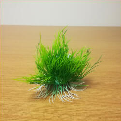 Plantă artificială pentru acvariu cu frunze subțiri dense (14 x 10 cm)
