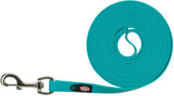 TRIXIE Easy Life Tracking Leash cu acoperire din PVC (M-XL | 5 m/17 mm | Turcoaz) (19953)