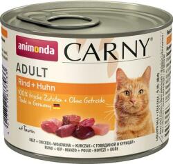 Animonda Cat Carny Adult conservă cu vită și pui (24 x 200 g) 4800 g