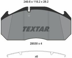 TEXTAR set placute frana, frana disc TEXTAR 2903007 (2903007)