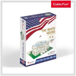 CubicFun PUZZLE 3D CASA ALBA (NIVEL MEDIU 64 PIESE) - CUC060h (CUC060h)
