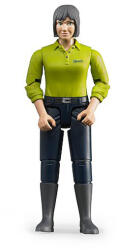 BRUDER - Figurina Femeie Cu Pantaloni Albastru Inchis - Br60405 (br60405) Figurina