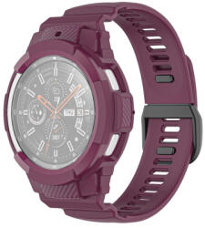  GLACIER Husa de protectie cu curea Samsung Galaxy Watch 4 Classic 46mm visiniu