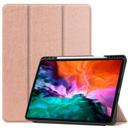 LEATHER Zaklápací obal Apple iPad Pro 12.9 2021 ružový