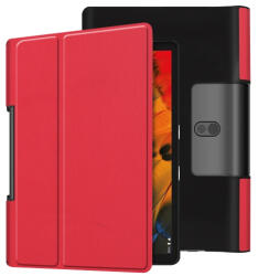 Husă din LEATHER Flip Lenovo Yoga Smart Tab 10 roșu