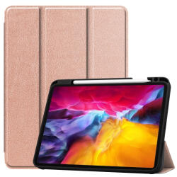  LEATHER Husă rabatabilă Apple iPad Pro 11 (2022 / 2021 / 2020 / 2018) roz