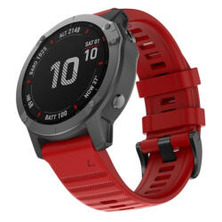 Curea din SILICON Garmin Fenix 7 / Epix 2 (2. generația) roșu