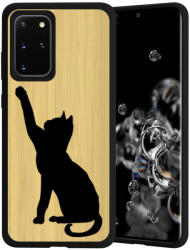Husă din lemn BAMBOO Samsung Galaxy S20 Plus CAT (085)
