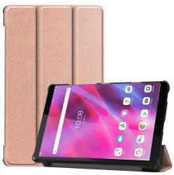  LEATHER Husă flip Lenovo Tab M8 (TB-8505F) / M8 generația a 3-a aur roz