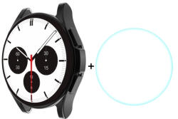 ENKAY cu sticlă securizată pentru Samsung Galaxy Watch 4 Classic 42mm negru