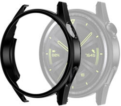 Husa din plastic cu sticla de protectie pentru Huawei Watch GT 3 42mm negru