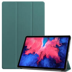  Husă din LEATHER Tab P11 / P11 5G / P11 Plus verde închis