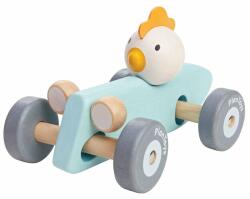 Plan Toys Masina de curse puiut, culoare pastel (PLAN5716)