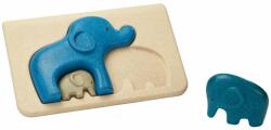 Plan Toys Puzzle din lemn cu elefanti (PLAN4635)