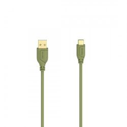 Hama Cablu de date Hama Flexi-Slim 00200637, USB - USB-C, 0.75m, Green (00200637)