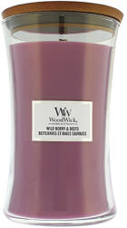 WoodWick Wild Berry & Beets lumânare parfumată cu fitil de lemn 609, 5 g