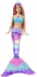 Mattel Barbie Dreamtopia: Barbie păpușă sirenă cu lumini sclipitoare (HDJ36)