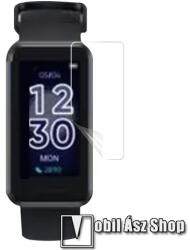 TPU okosóra képernyővédő fólia - CLEAR - 1db, törlőkendővel - A TELJES ELŐLAPOT VÉDI! - Realme Band 2