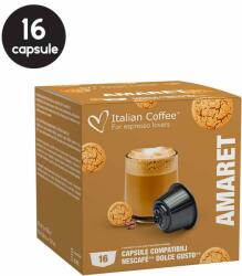 Italian Coffee 16 Capsule Italian Coffee Amareto - Compatibile Dolce Gusto