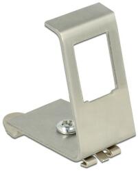 Delock Keystone Metal Mounting 1 Port for DIN rail (86259)