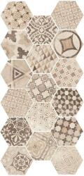  HEXATILE CEMENT GARDEN SAND hexagon járólap