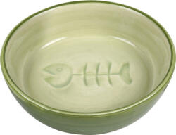 TRIXIE castron ceramica pentru pisici cu model de peste (0.2 l / ø 13 cm)