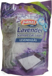 Panzi nisip silicat pentru pisici cu aromă de lavandă (1.6 kg) 3.8 liter