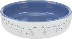 TRIXIE castron ceramica pentru pisici (Alb / Albastru; 15 cm)