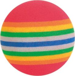 TRIXIE minge curcubeu din spumă pentru pisici (4 mingi / set | ø 4 cm)