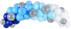 PartyDeco Ghirlandă cu baloane - Albastru 200 cm