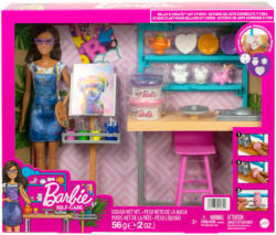 Mattel Barbie - Feltöltődés játékszett - Műterem (HCM85)