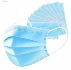 SUMKER Egészségügyi szájmaszk 3 rétegű arcmaszk 50 db/csomag Kék (HEC-00049)