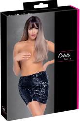 Cottelli Collection Party - fényes, flitteres szoknya (fekete) (27705981021) - sexshopcenter