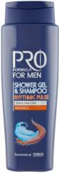 TESCO Pro Formula For Men Rhythmic Pulse tusfürdő & sampon 400 ml