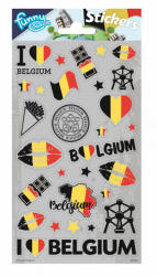Funny Products I Love Belgium matrica - Funny Product