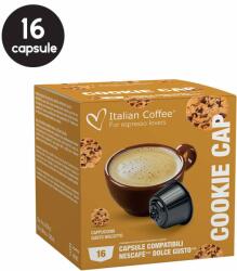 Italian Coffee 16 Capsule Italian Coffee Cookie Cap - Compatibile Dolce Gusto
