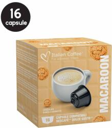 Italian Coffee 16 Capsule Italian Coffee Macaroon - Compatibile Dolce Gusto