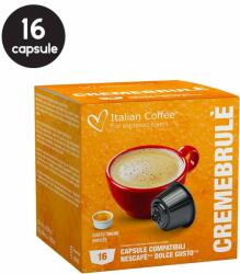 Italian Coffee 16 Capsule Italian Coffee Creme Brule - Compatibile Dolce Gusto
