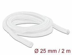 Delock Fonott kábelharisnya önzáródó 2 m x 25 mm fehér (20701) - dellaprint